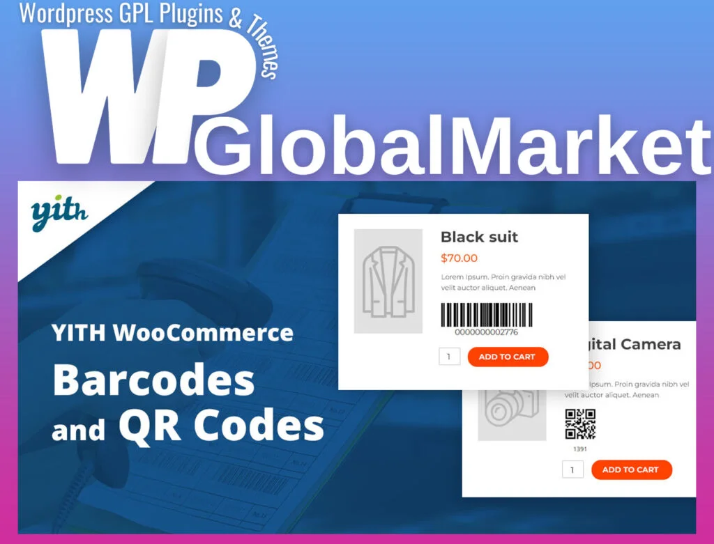 Yith woocommerce barcodes and qr codes premium