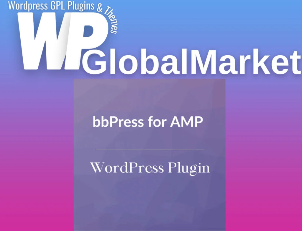 Bbpress for amp wordpress plugin