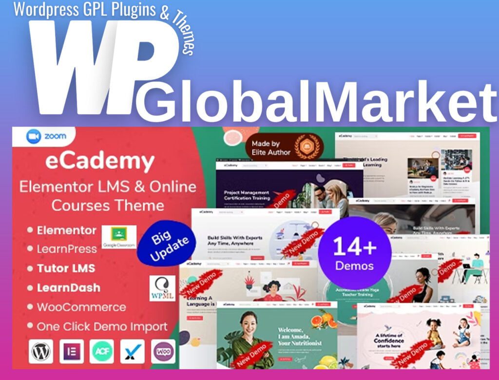 eCademy Elementor LMS Online Courses