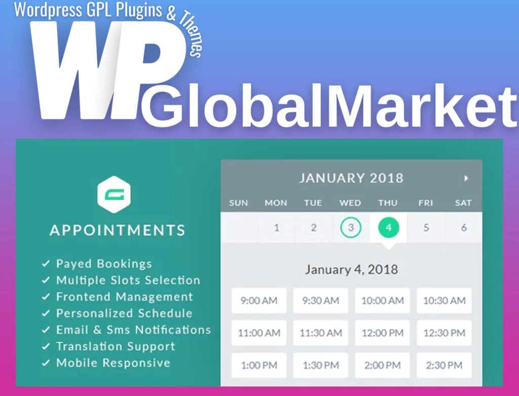 Gappointments – appointment booking addon for gravity forms