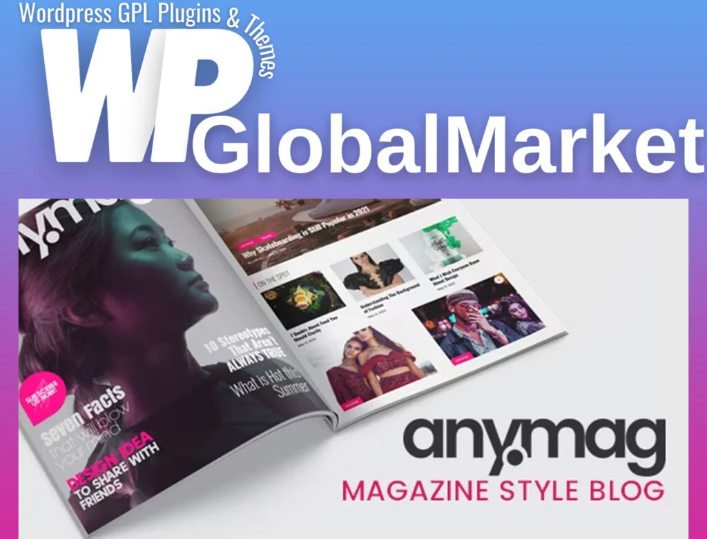 Anymag – magazine style wordpress blog