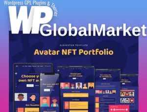 Avatar – NFT Portfolio Elementor Template Kit