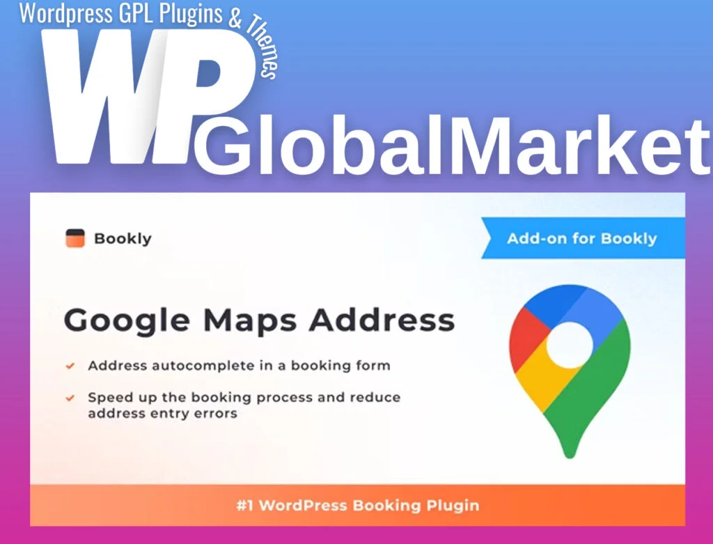 Bookly google maps address add-on