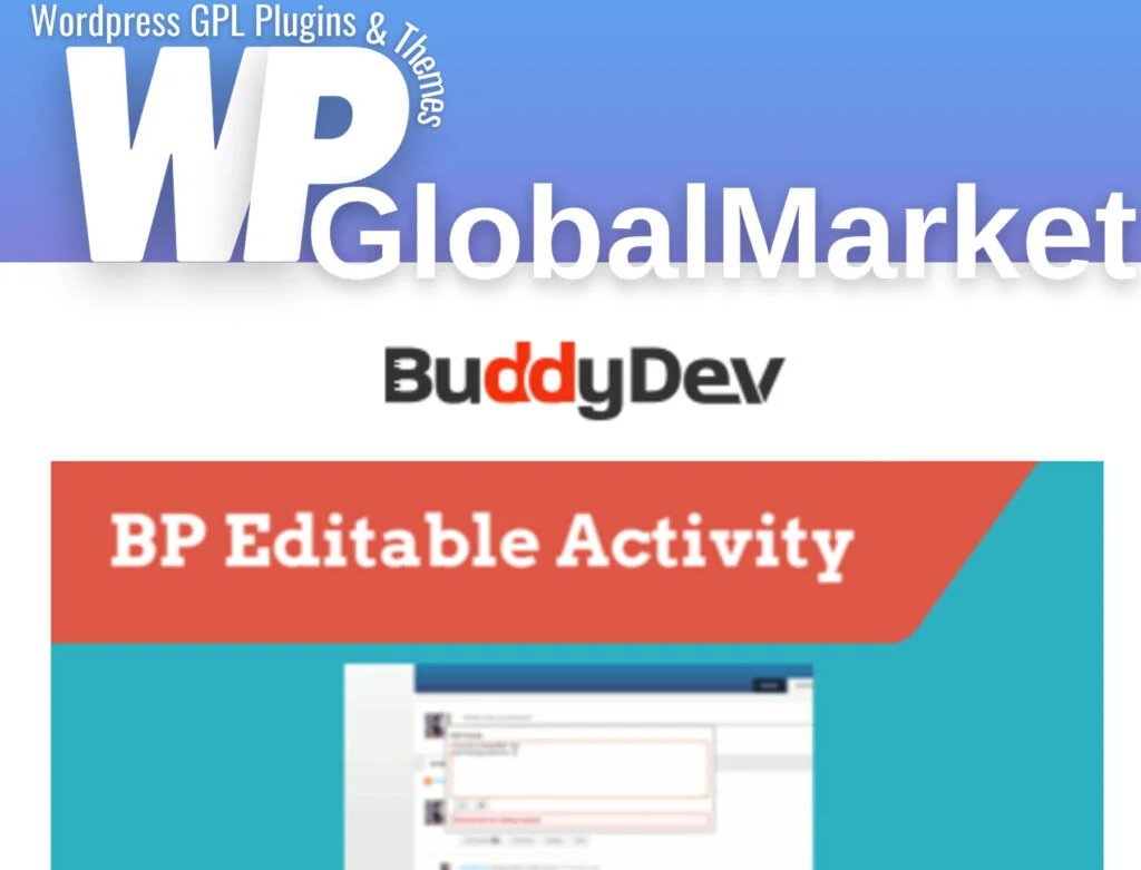 Buddypress editable activity