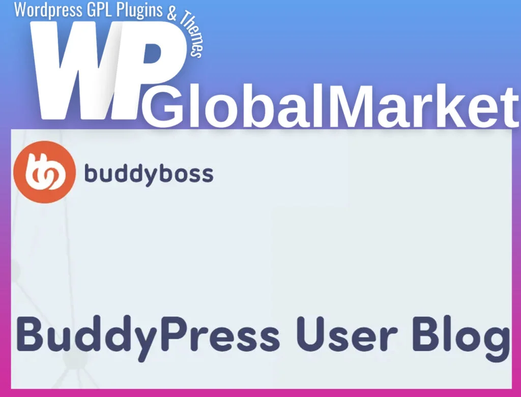 Buddypress user blog