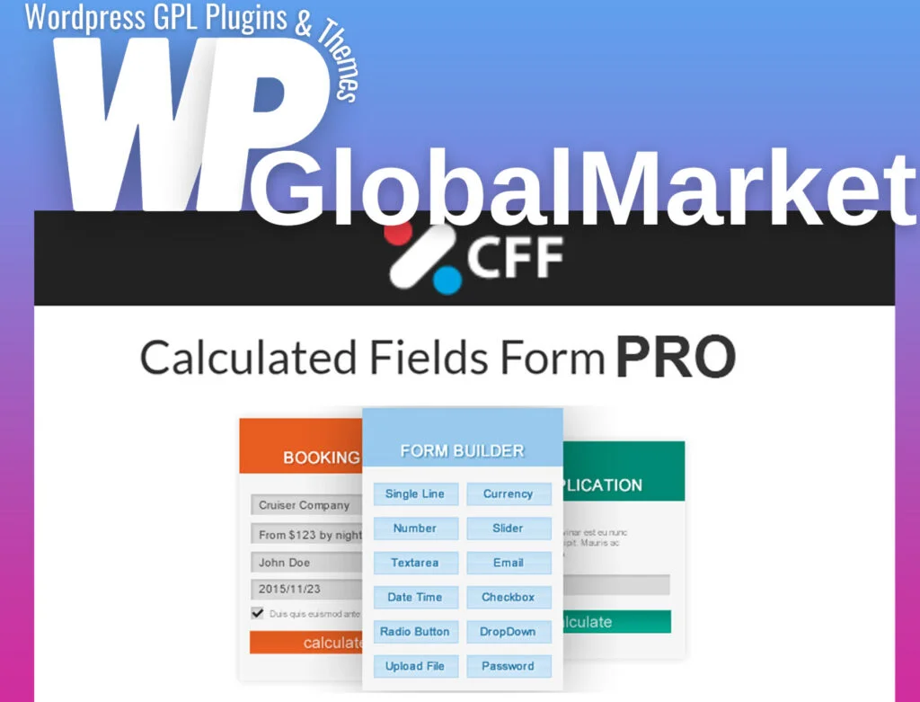 Calculated fields form pro