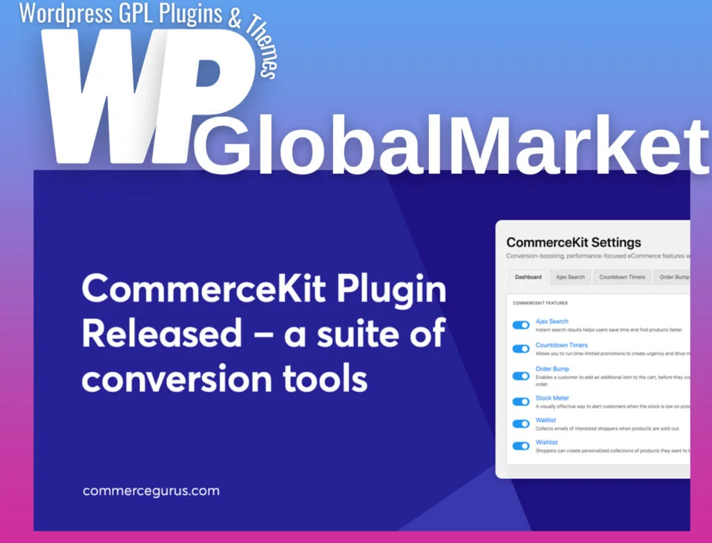 Commercegurus commercekit plugin