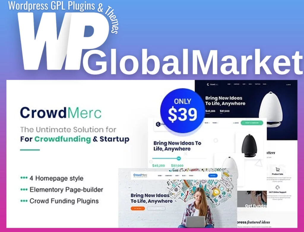 Crowdmerc crowdfunding startup fundraising