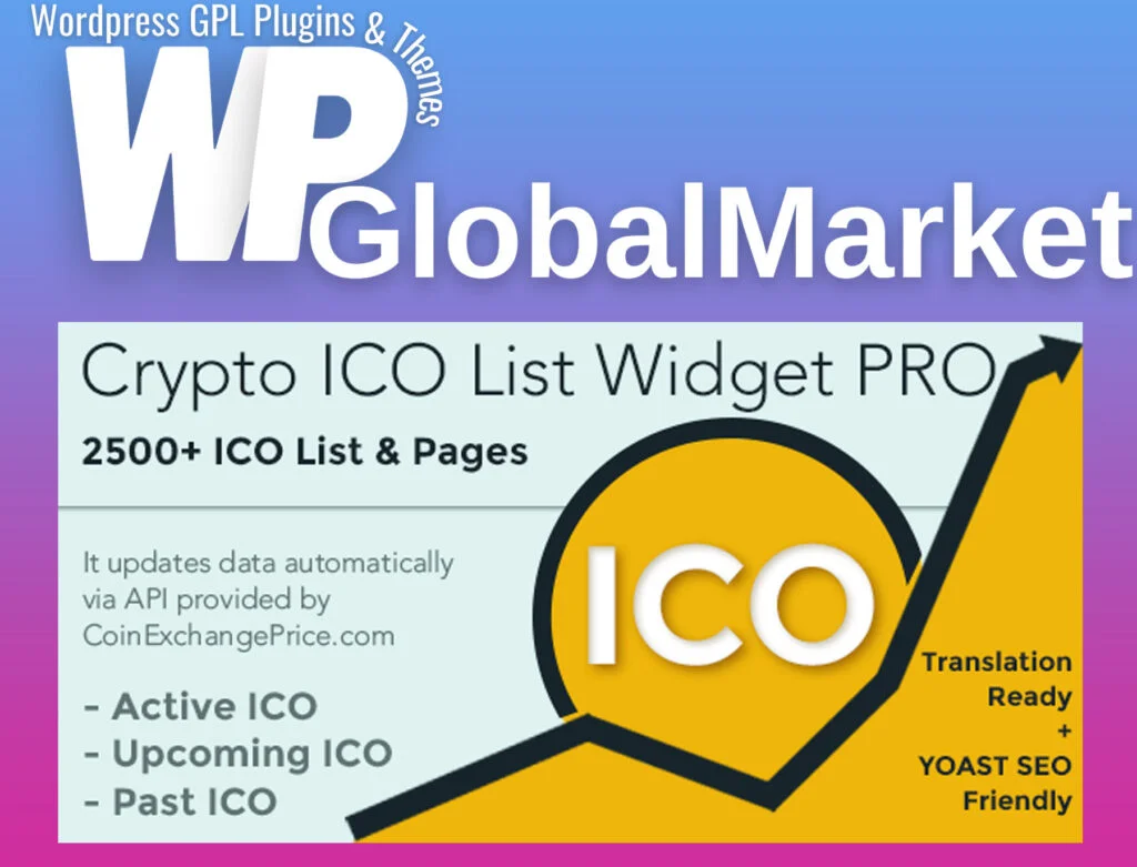 Crypto ico list widgets pro – wordpress ico database plugin