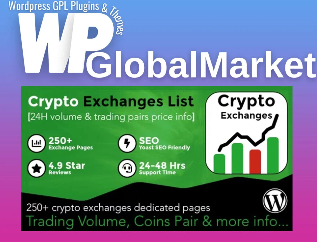 Cryptocurrency exchanges list pro – wordpress plugin