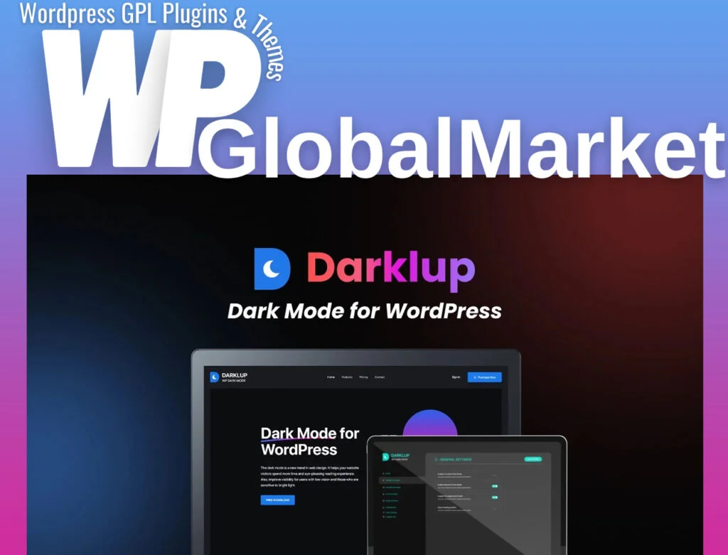 Darklup – wp dark mode