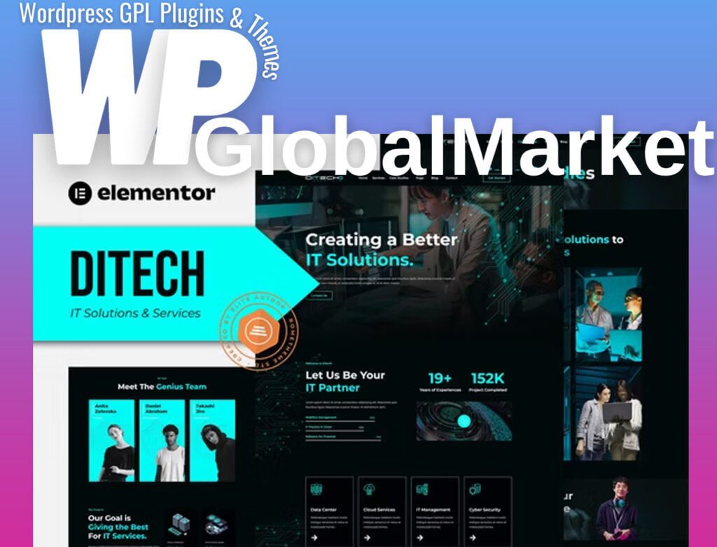 Ditech – IT Solutions and Services Company Elementor Template Kit