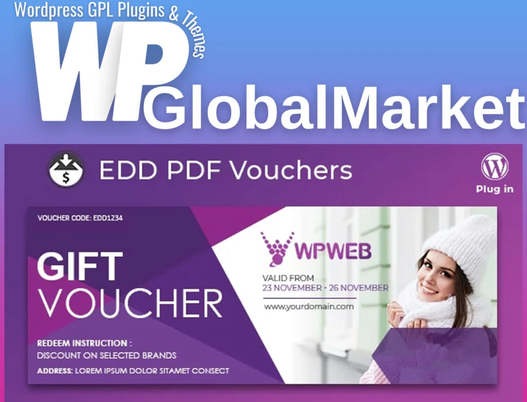 Easy digital downloads pdf vouchers