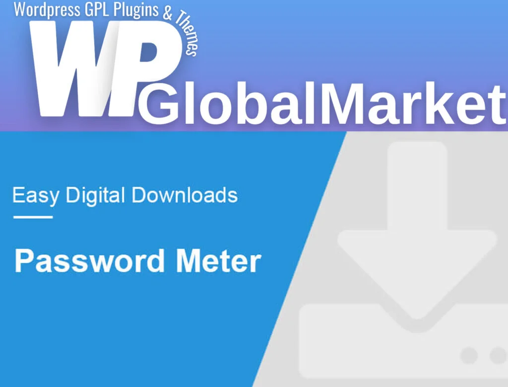 Easy digital downloads password meter