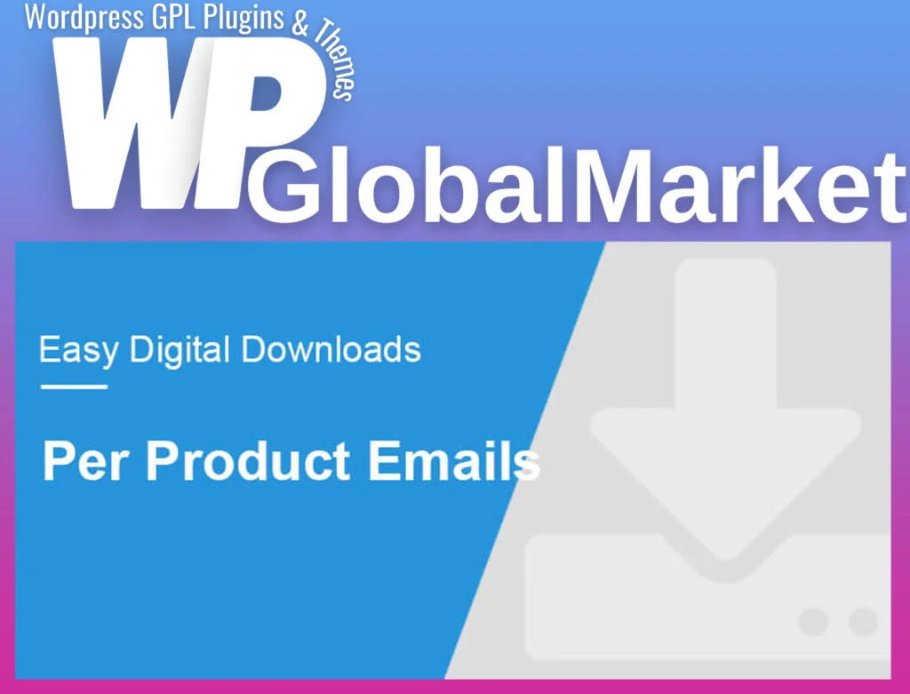 Easy digital downloads per product emails