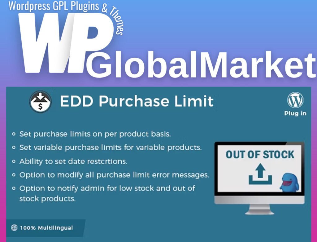 Easy Digital Downloads Purchase Limit