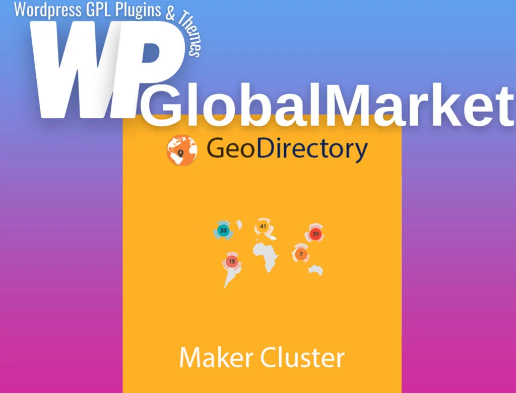 Geodirectory – marker cluster addon