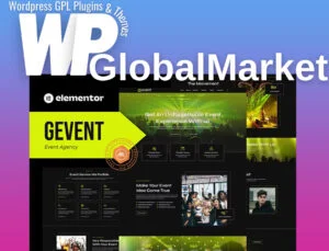 Gevent – Event Agency Elementor Template Kit