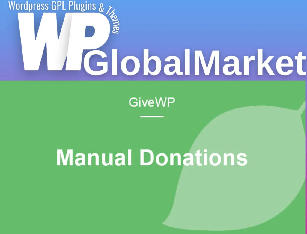 Give – manual donations