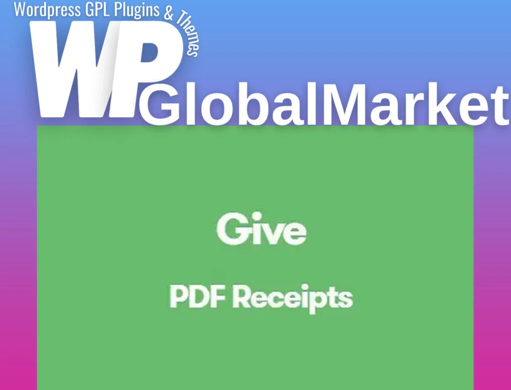 Give – pdf receipts