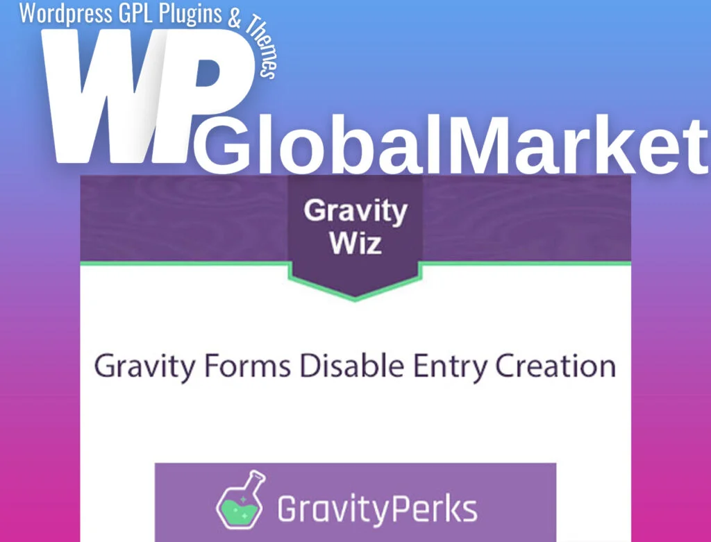 Gravity forms disable entry creation