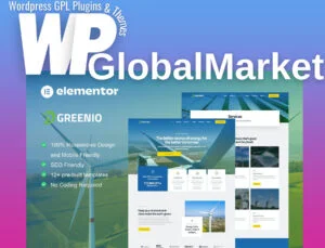 Greenio – Green Energy and Technology Company Elementor Template Kit