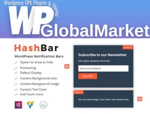 HashBar Pro  – WordPress Notification Bar Plugin