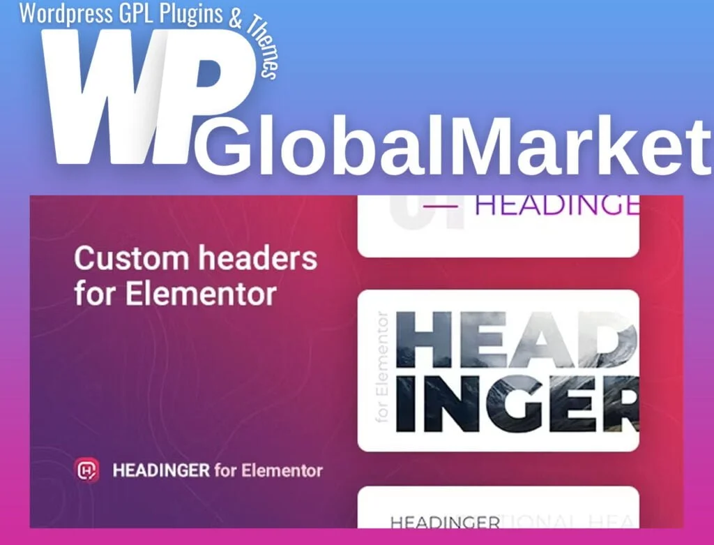 Headinger – customizable headings for elementor