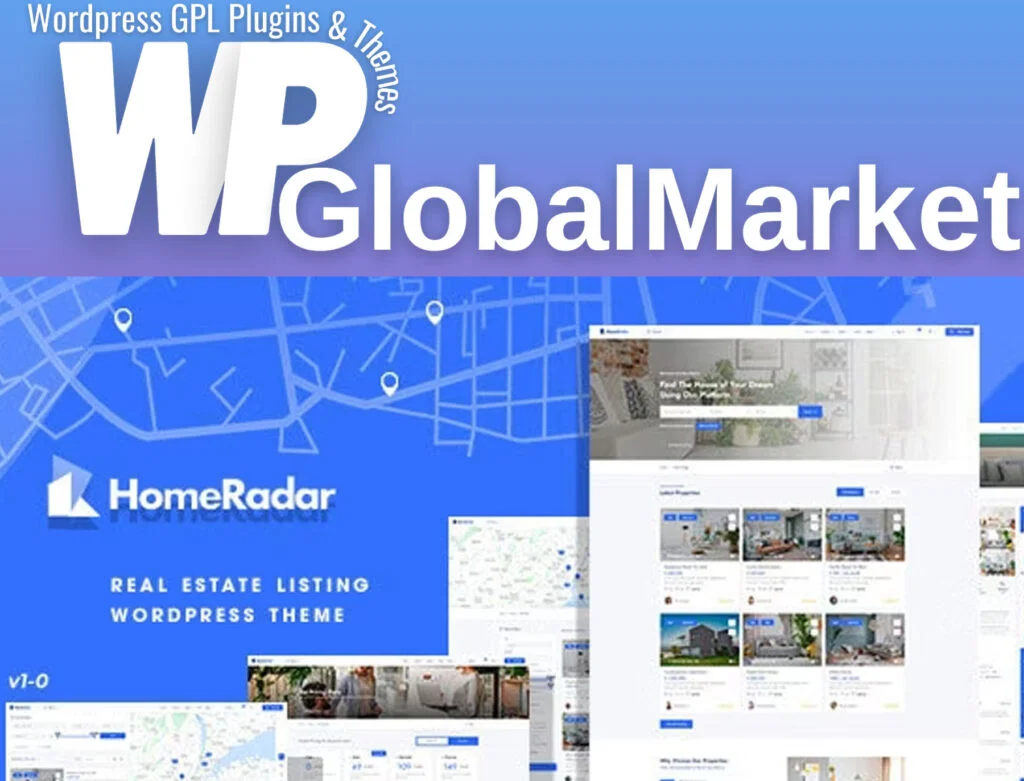 Homeradar – real estate & listing wordpress theme