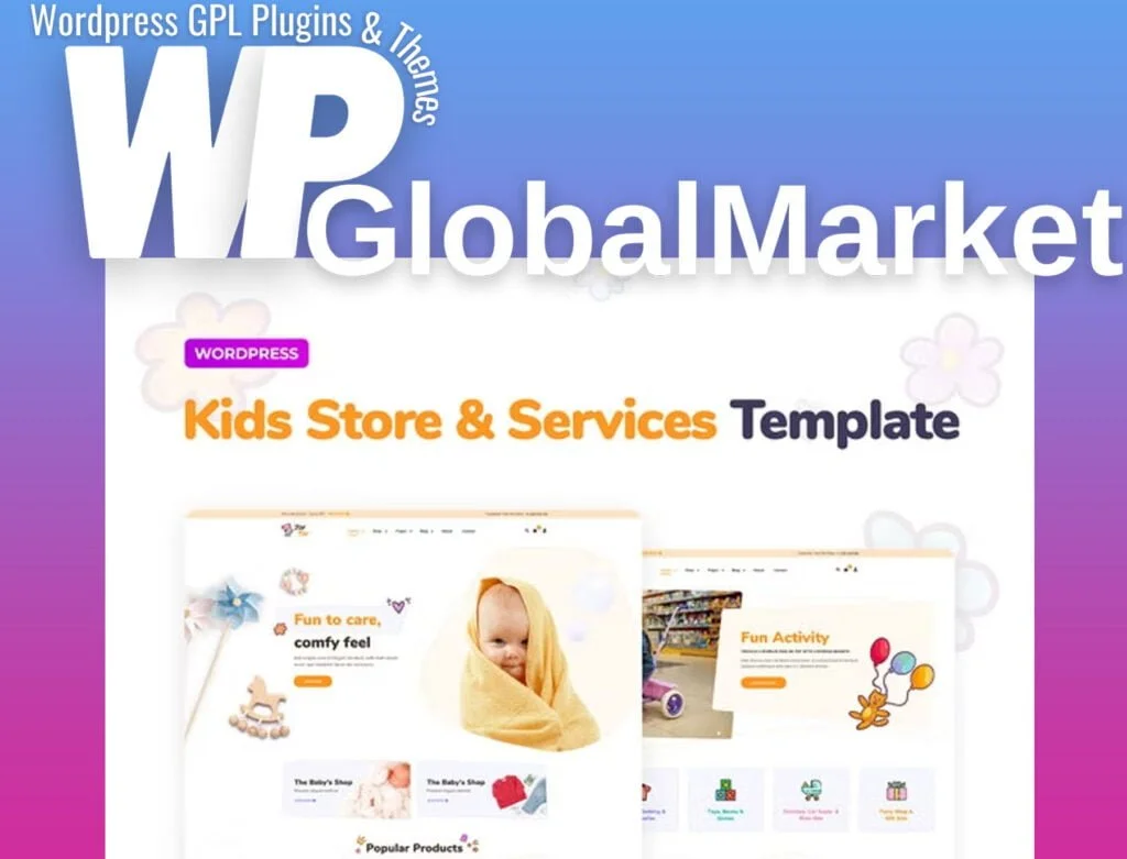 Joytoy – kids store elementor template kit