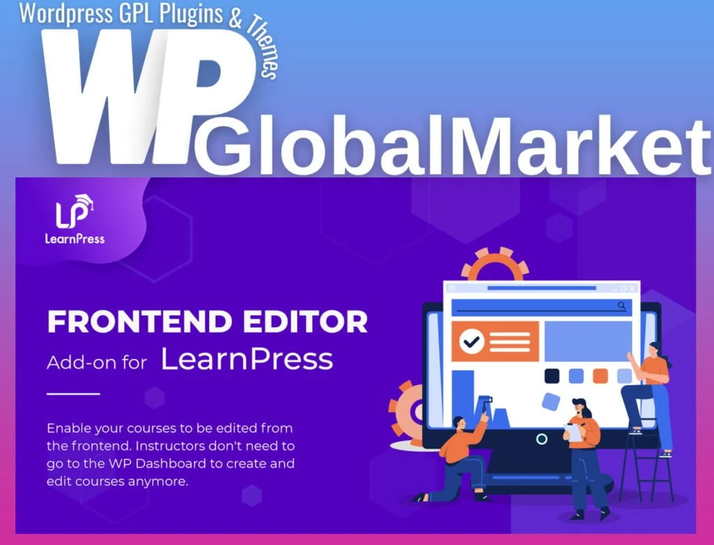 Learnpress frontend editor