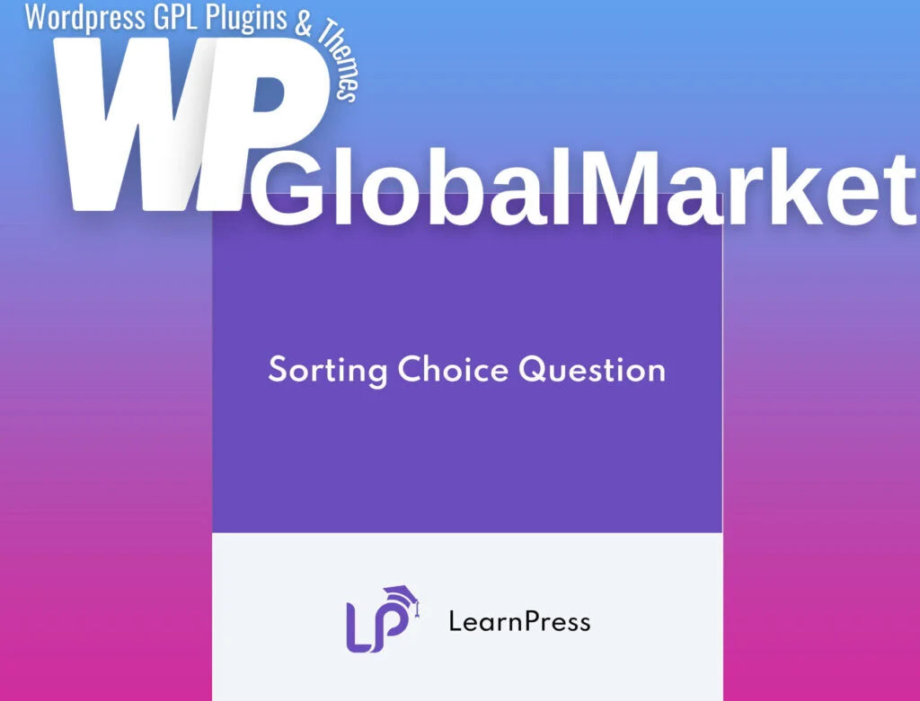 Learnpress – sorting choice question