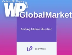 LearnPress – Sorting Choice Question