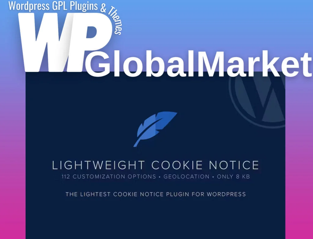 Lightweight cookie notice