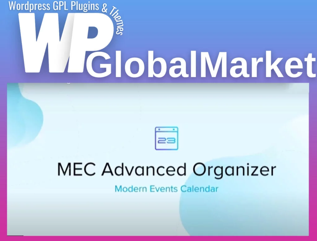 Mec – advanced organizer addon