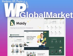 Maidy – Cleaning Service Elementor Template Kit