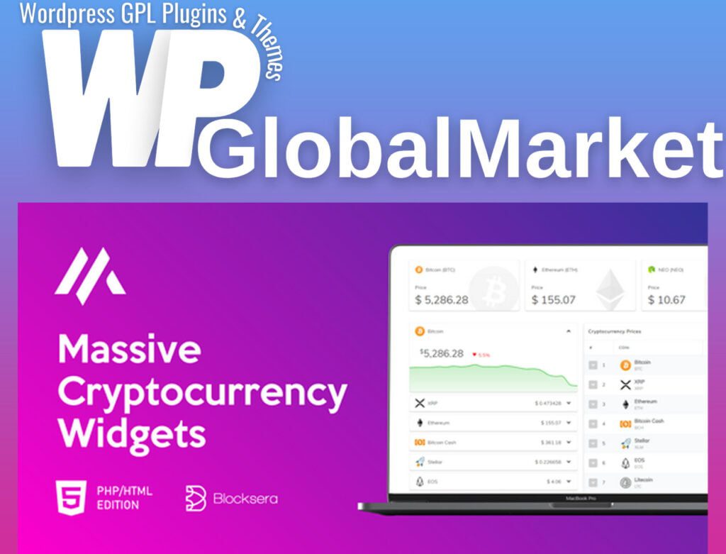 Massive Cryptocurrency Widgets