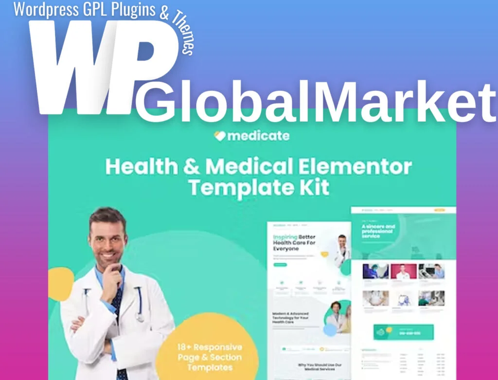 Medicate – health and medical elementor template kit