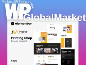 Meister – Printing Shop Elementor Template Kit