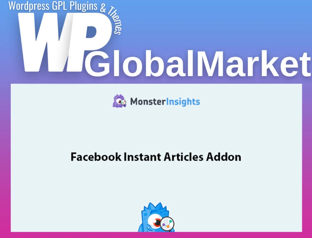 Monsterinsights – facebook instant articles addon