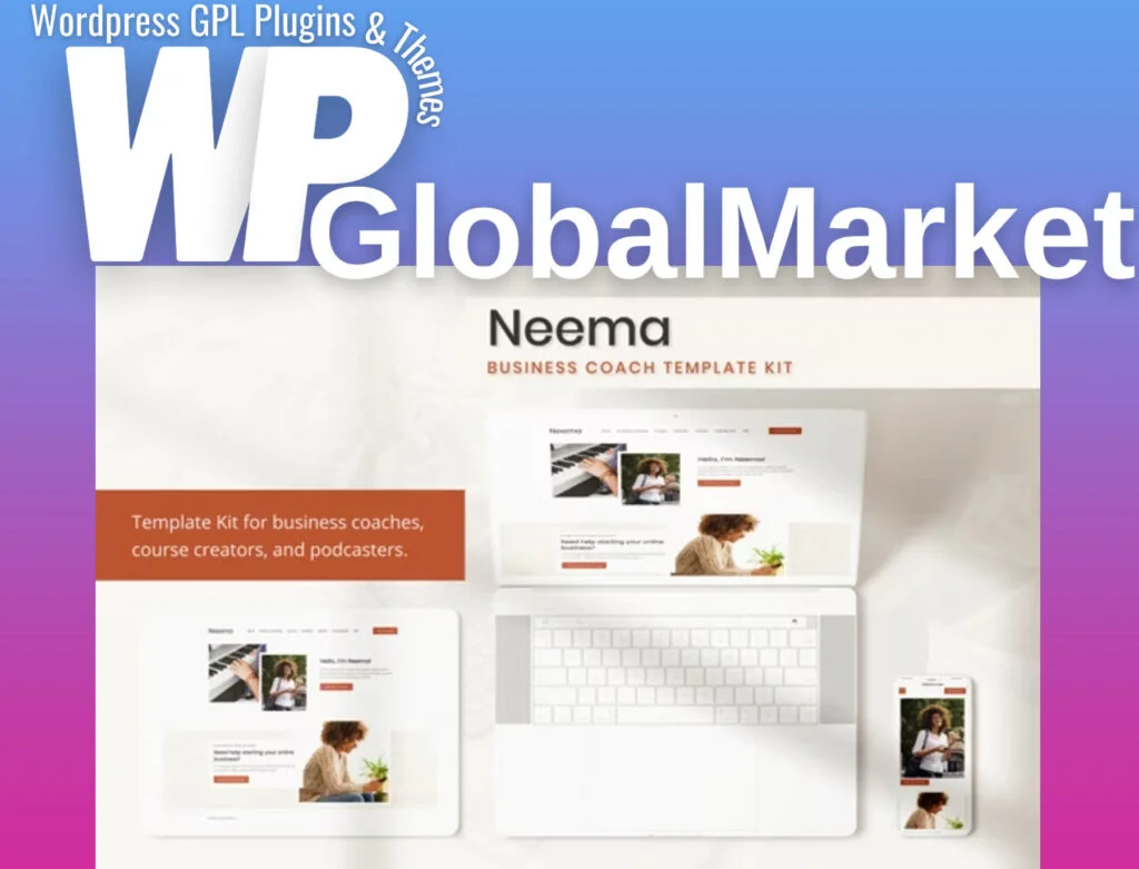 Neema – business coach elementor template kit