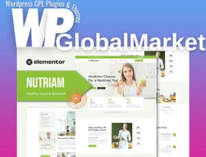 Nutriam – Healthy Food and Nutrition Service Elementor Template Kit