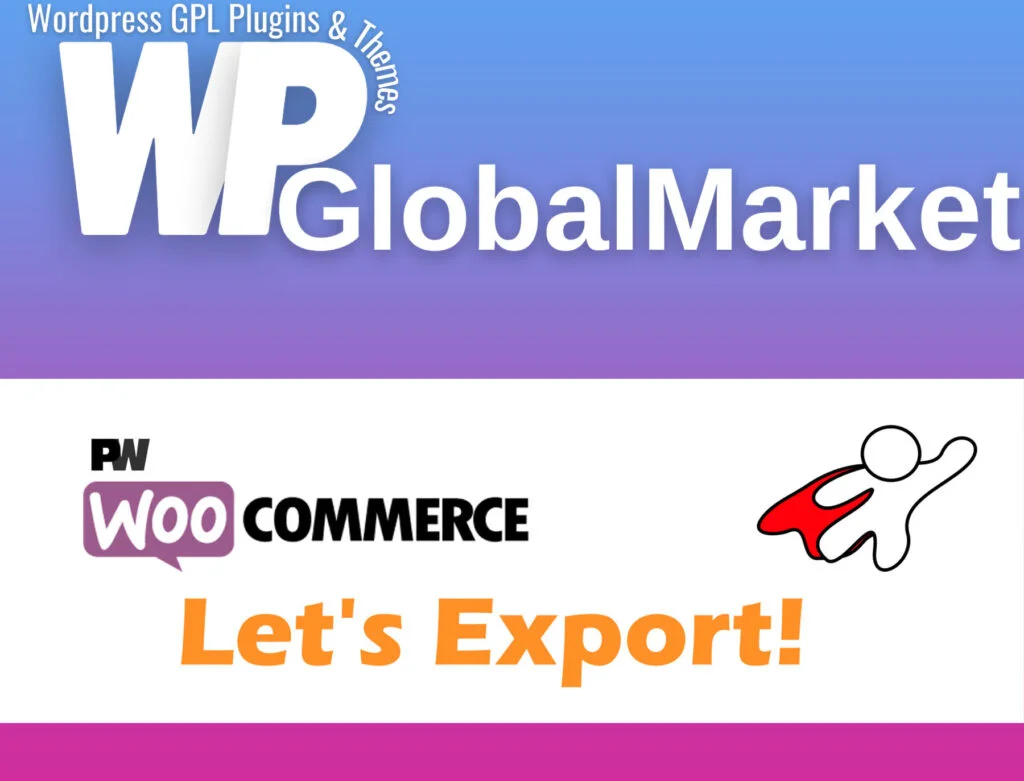 Pw woocommerce let’s export! pro