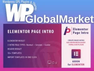 Page Intro for Elementor WordPress Plugin