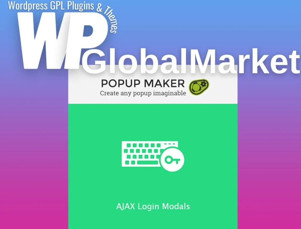 Popup maker – ajax login modals