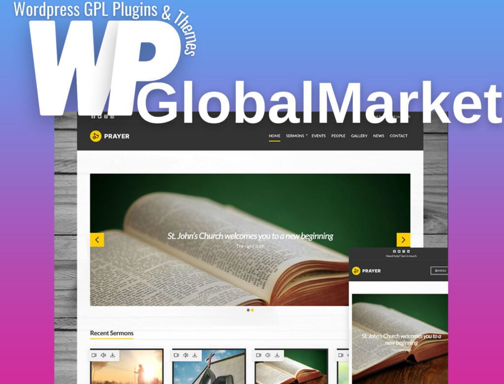 Prayer WordPress Theme