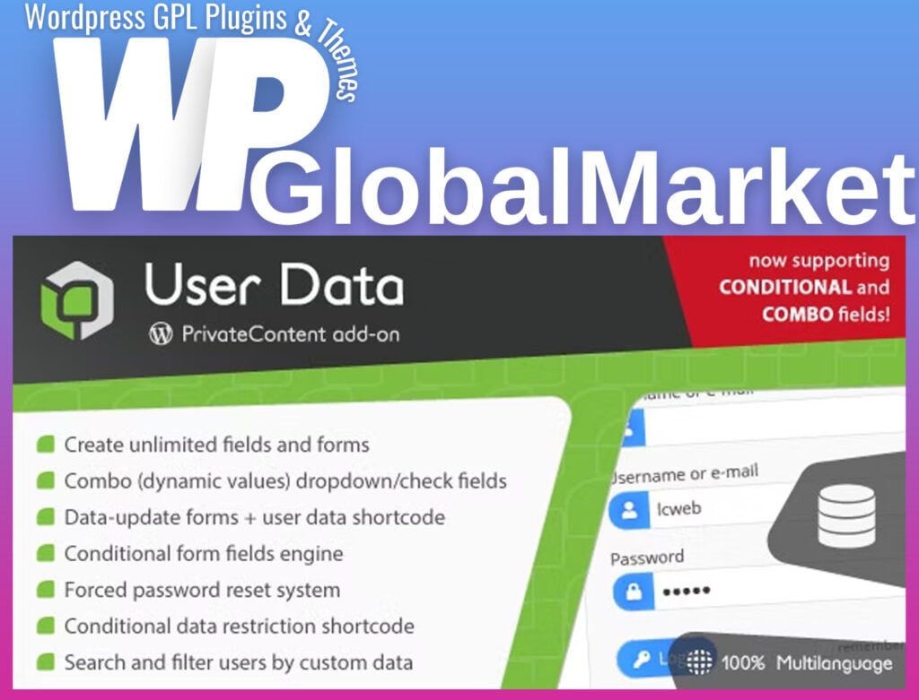 PrivateContent – User Data