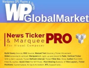 Pro News Ticker & Marquee for Visual Composer