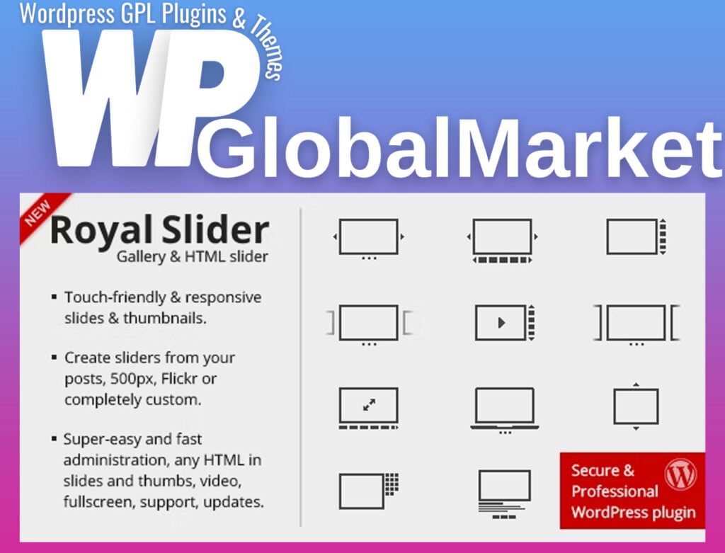 RoyalSlider – Touch Content Slider for WordPress