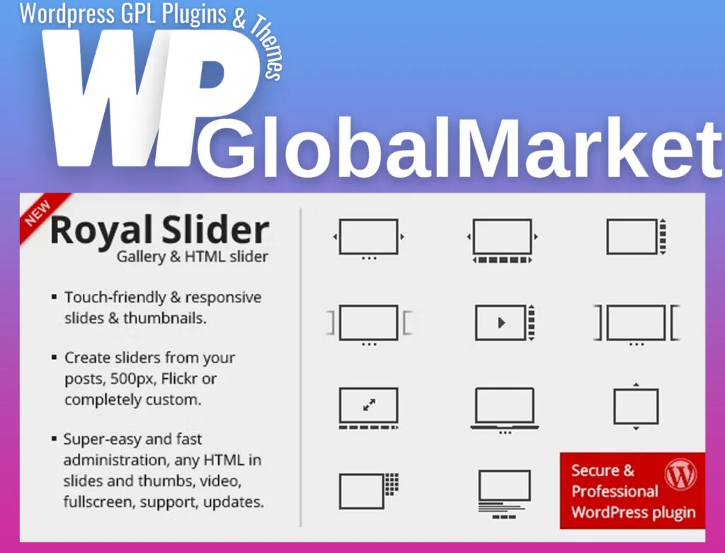 Royalslider – touch content slider for wordpress